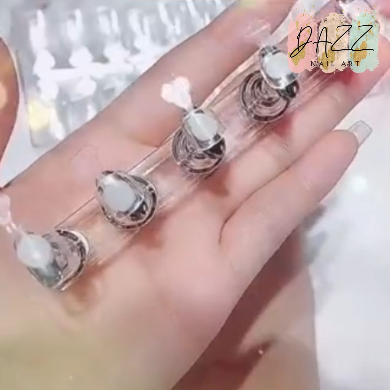 Complete Nail Acrylic Set with Nail Stand