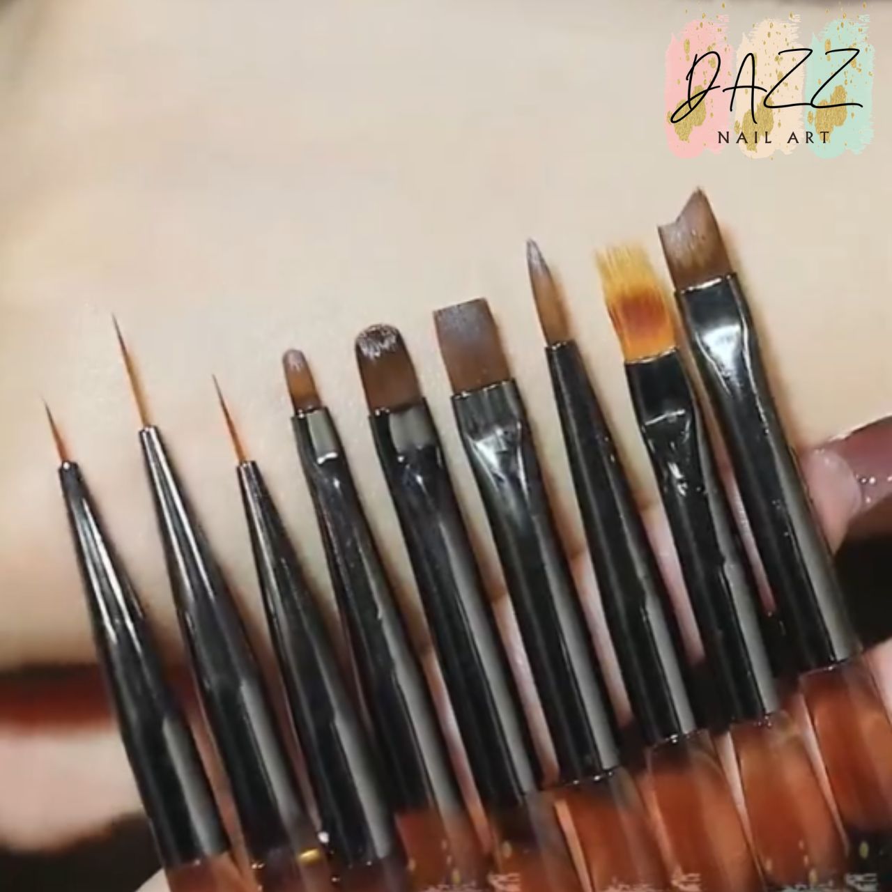 Dazz Nail Art Brush Set