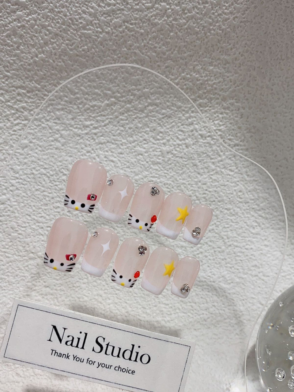 100% Handmade Press-on Nails 16120