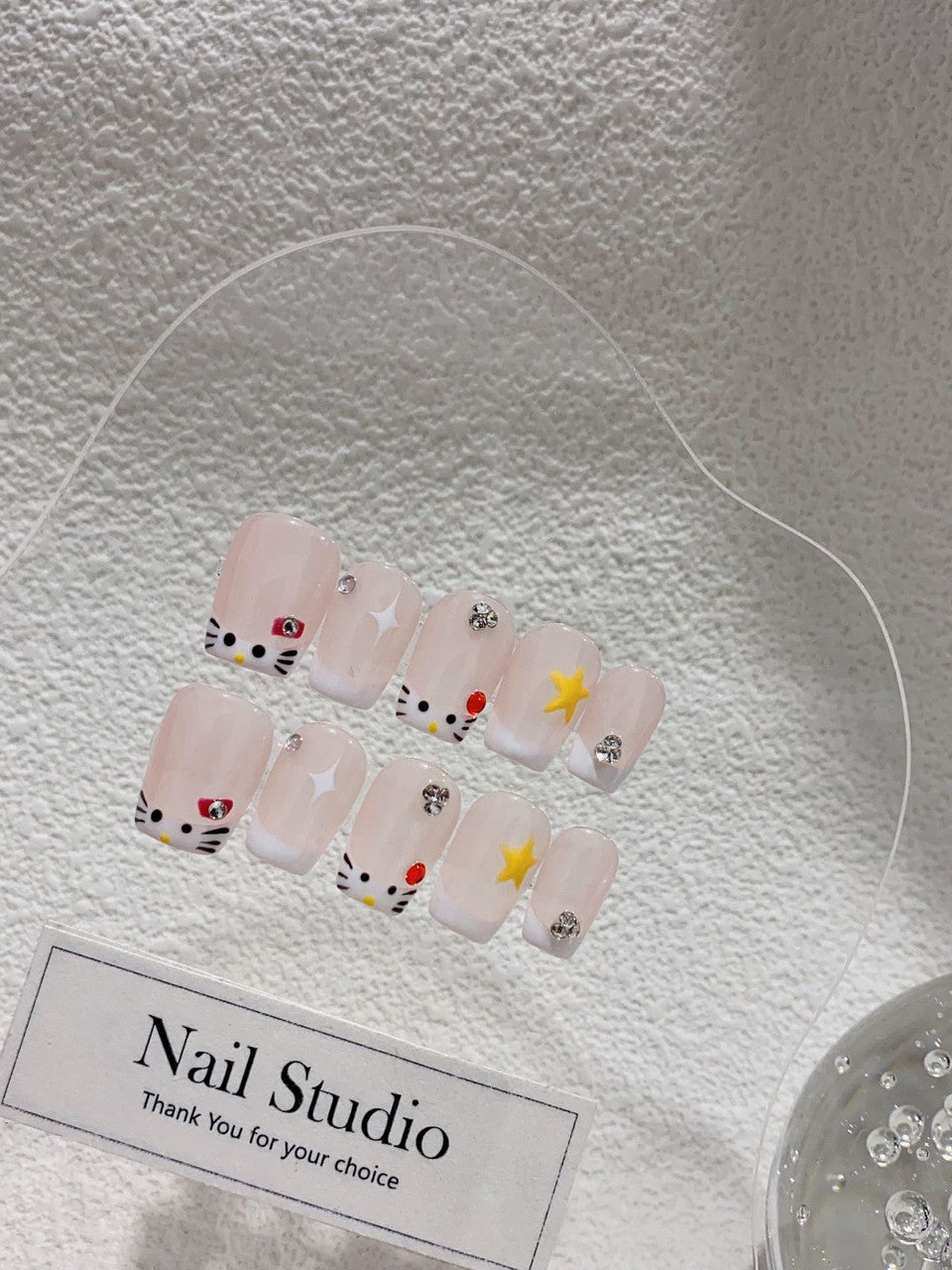 100% Handmade Press-on Nails 16120