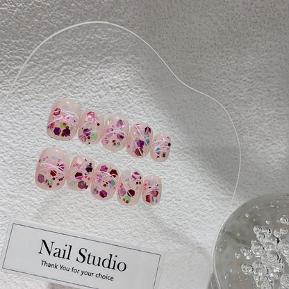 100% Handmade Press-on Nails 19359