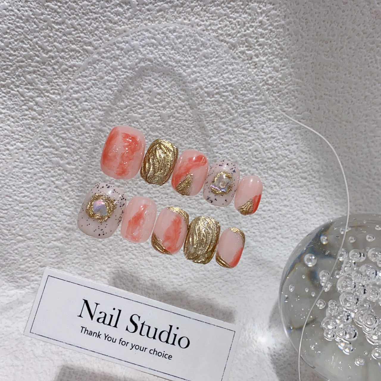 100% Handmade Press-on Nails 19350