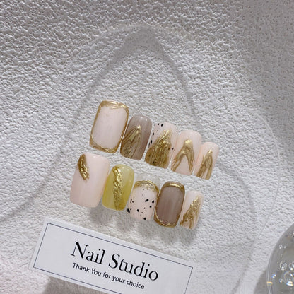 100% Handmade Press-on Nails 19339