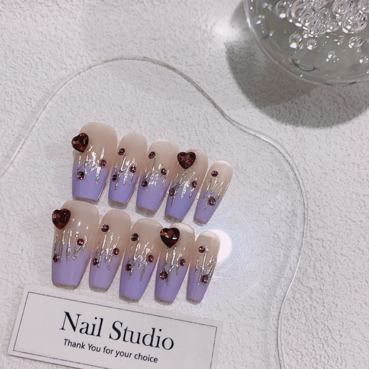 100% Handmade Press-on Nails 19336